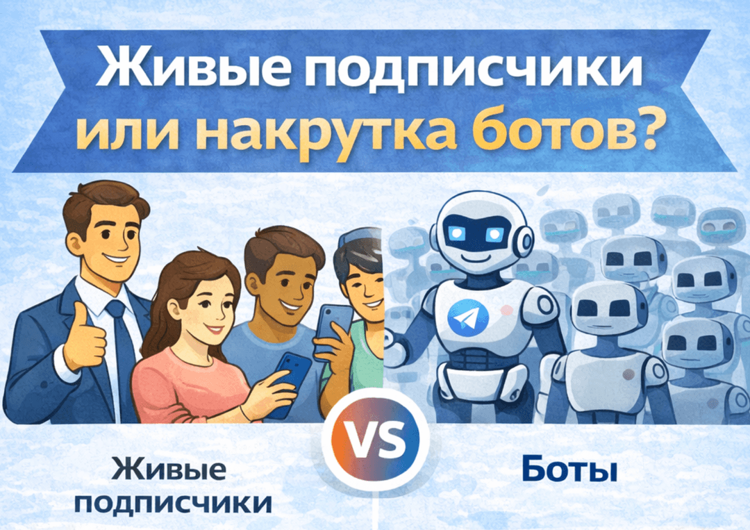 Живые подписчики vs боты: как безопасно накрутить аудиторию Telegram-канала