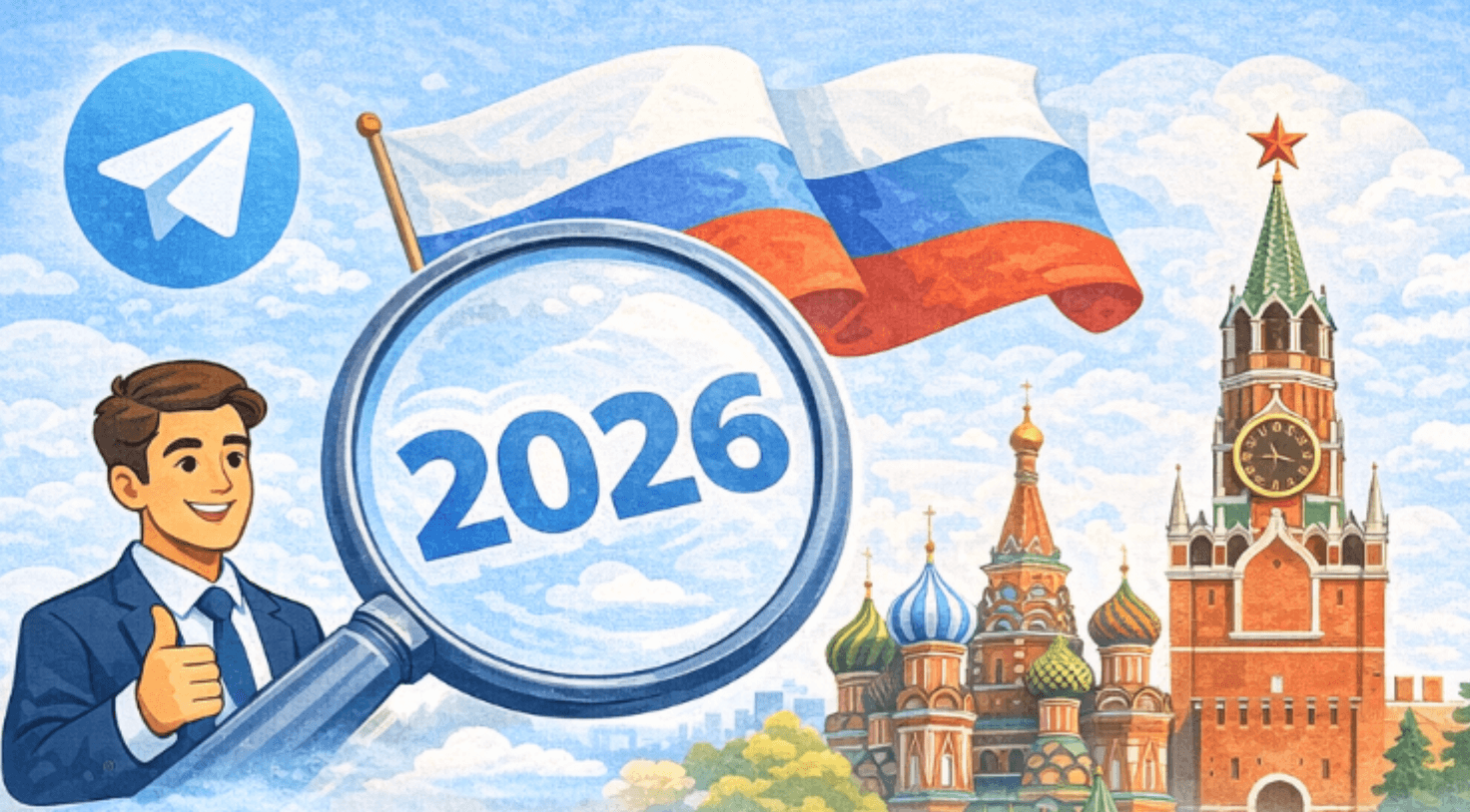 Раскрутка Telegram-канала в России: локальные особенности и тренды 2026